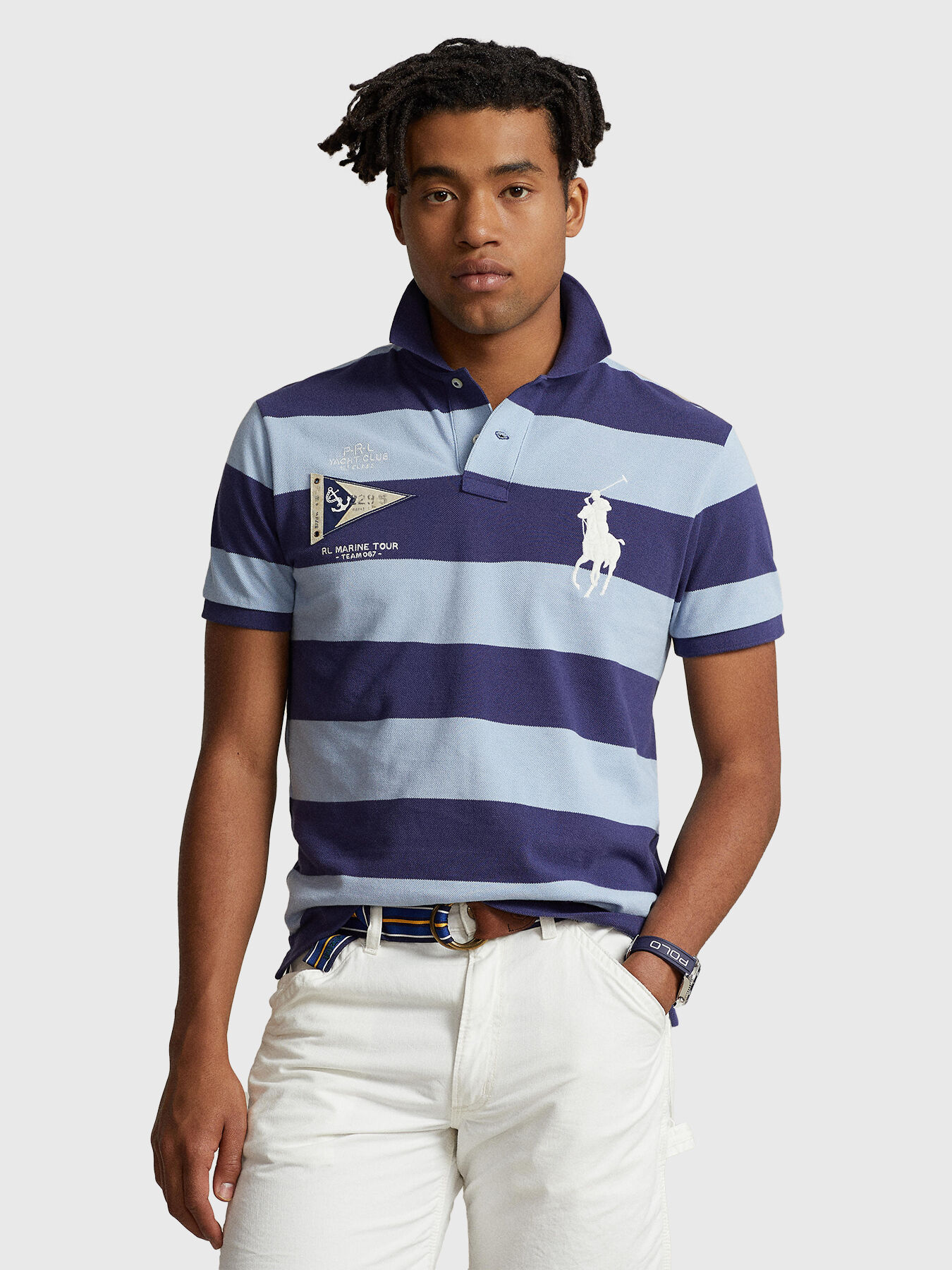 Embroidered details Polo Shirt brand POLO RALPH LAUREN Globalbrandsstore en