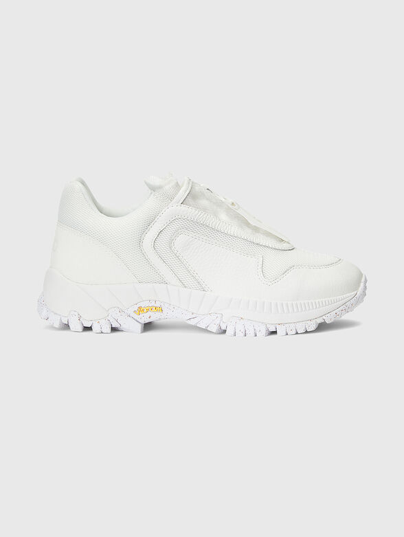 Sports shoes with zip and leather elements - 1