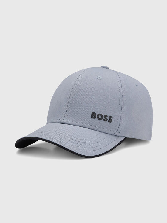 Gray baseball cap with logo - 1