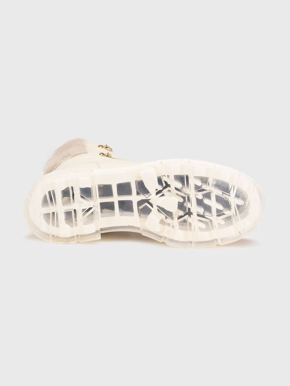 SWANSEA 6 ankle boots in genuine leather and wool - 5