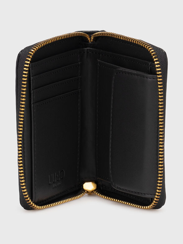 Wallet with metal logo - 4