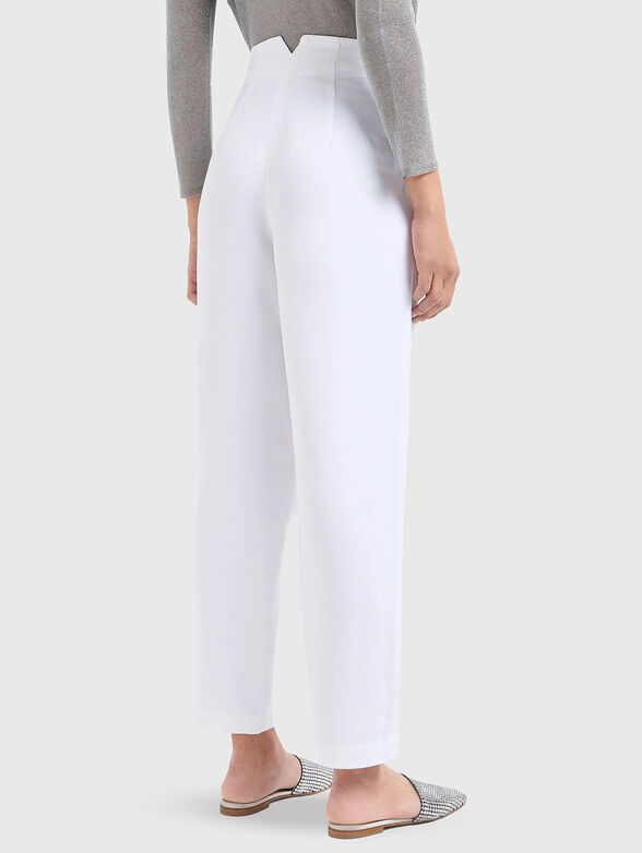 White pants with high waist  - 2