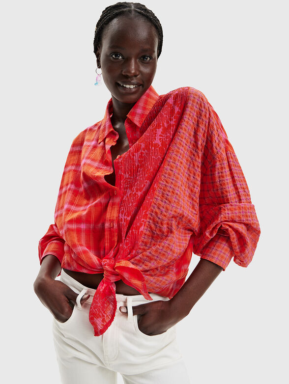 ELY oversize shirt with accent print - 4