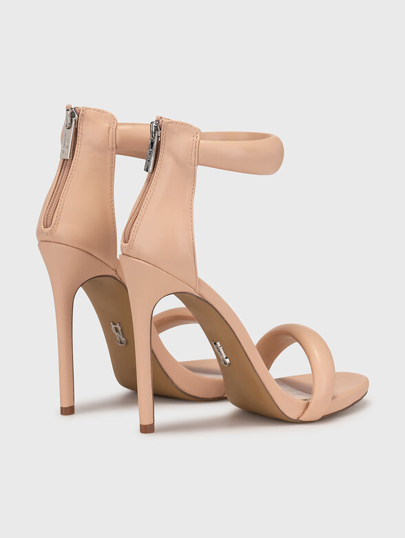 MYRA beige heeled shoes - 3