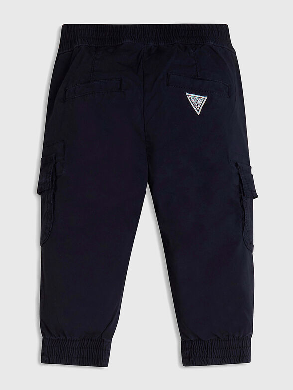 Blue sports poplin pants - 2