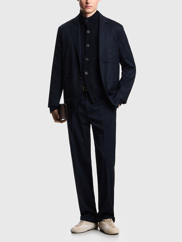 Brown wool trousers - 4