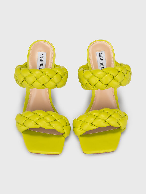KENLEY beige heeled sandals - 6
