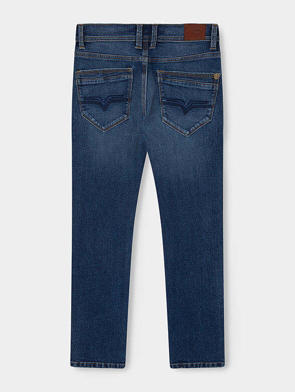 CASHED blue slim jeans - 2