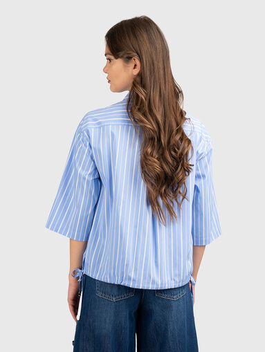 Striped shirt with pocket - 3