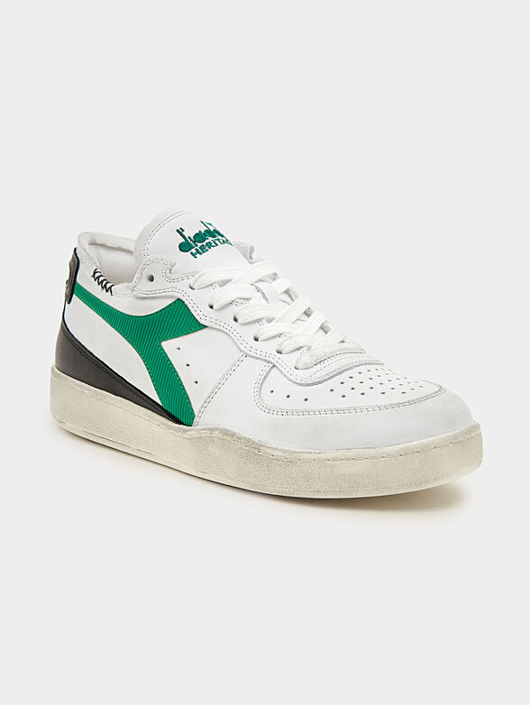 MI BASKET ROW CUT sneakers with contrasting logo - 5