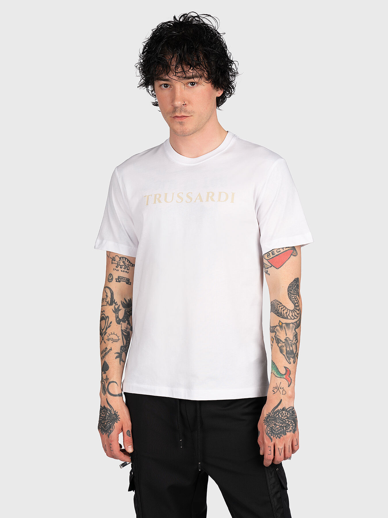 トップス 70s TRUSSARDI vintage shirt Vintage trussardi t shirt - Gem