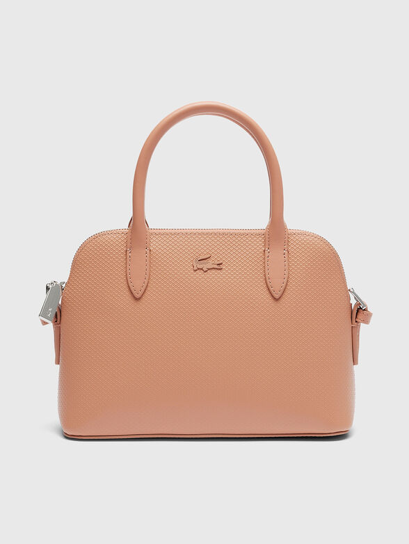 Small leather bag with saffiano effect - 1