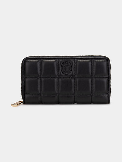 ALYSSA black quilted wallet - 1