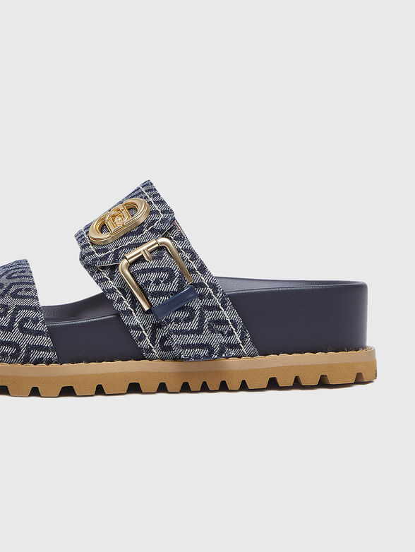 LIVIA 02 sandals with monogram - 4