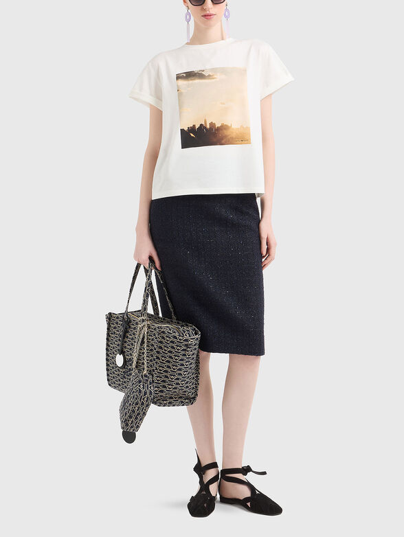Printed cotton T-shirt - 2