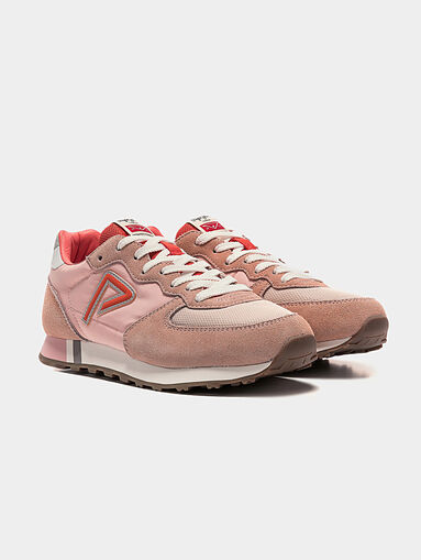 KLEIN ARCHIVE Combined running shoes in coral - 4