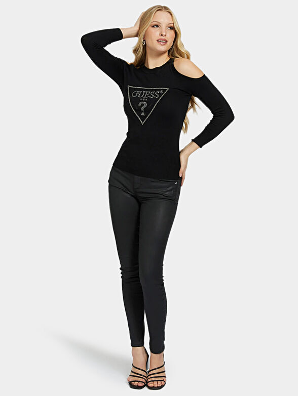 AURELIE Sweater in black color - 2