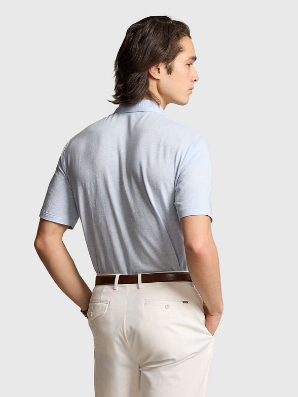 Polo shirt in light blue colour - 3