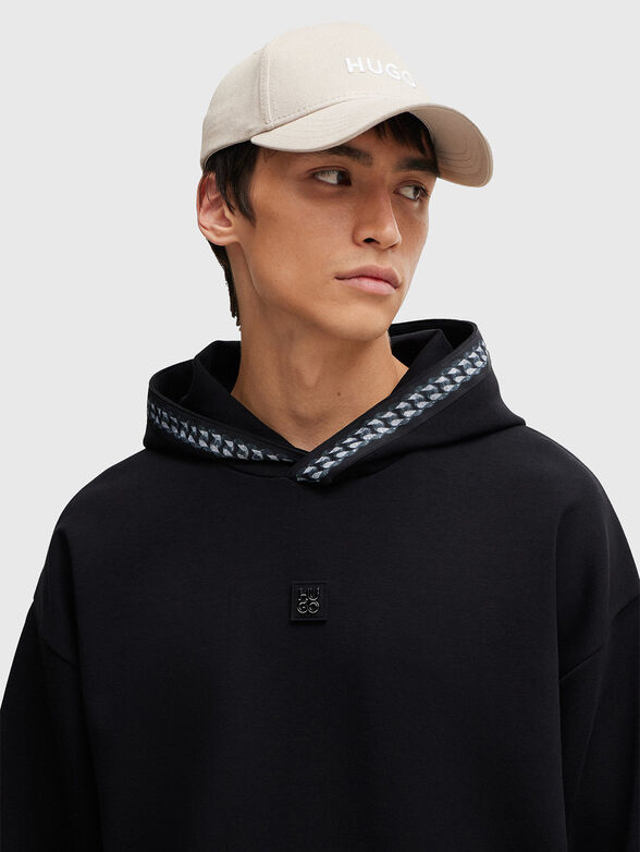 JUDE-BL cap with contrasting logo embroidery - 2