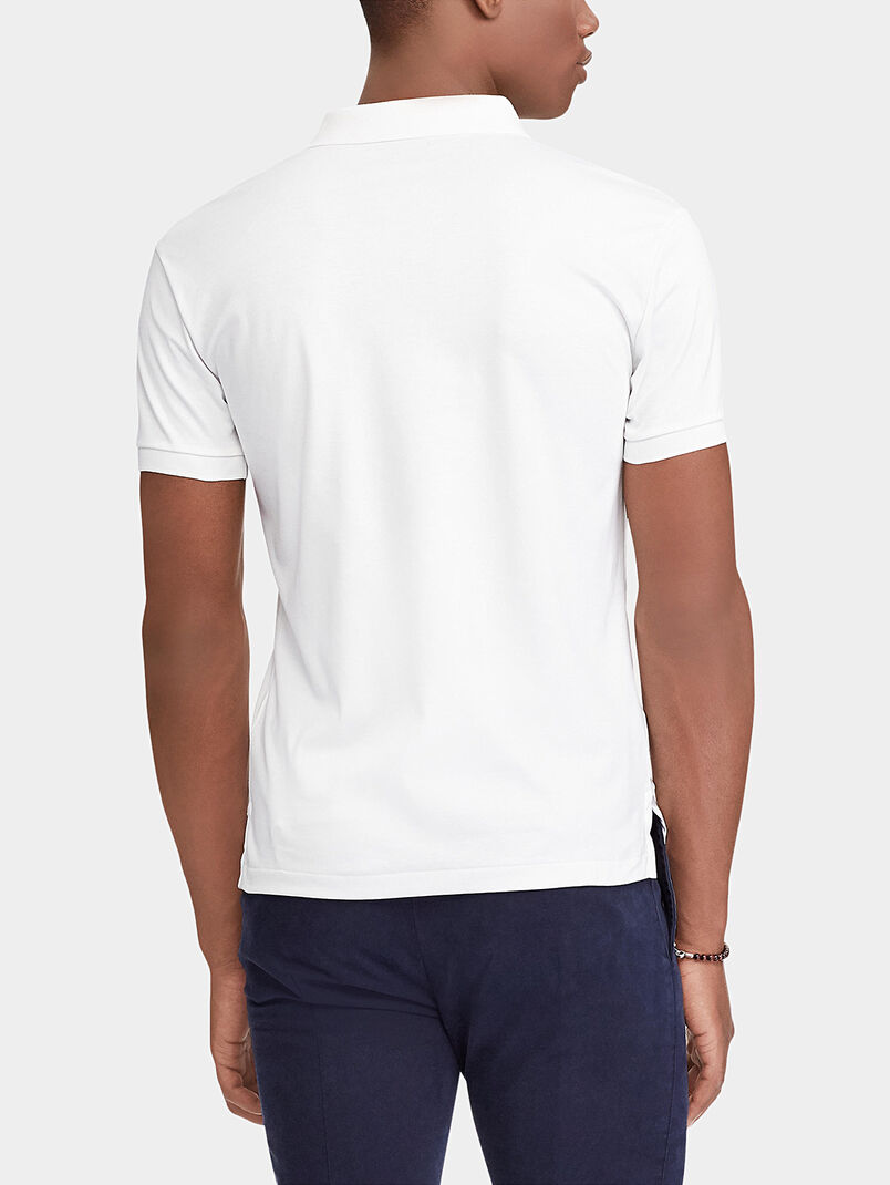 White cotton Polo shirt - 3