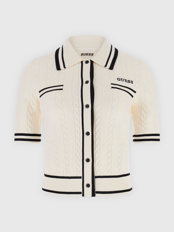 SHARI short-sleeved cardigan  - 1