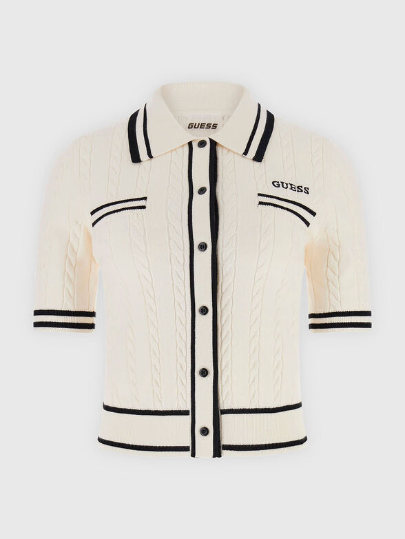 SHARI short-sleeved cardigan  - 1