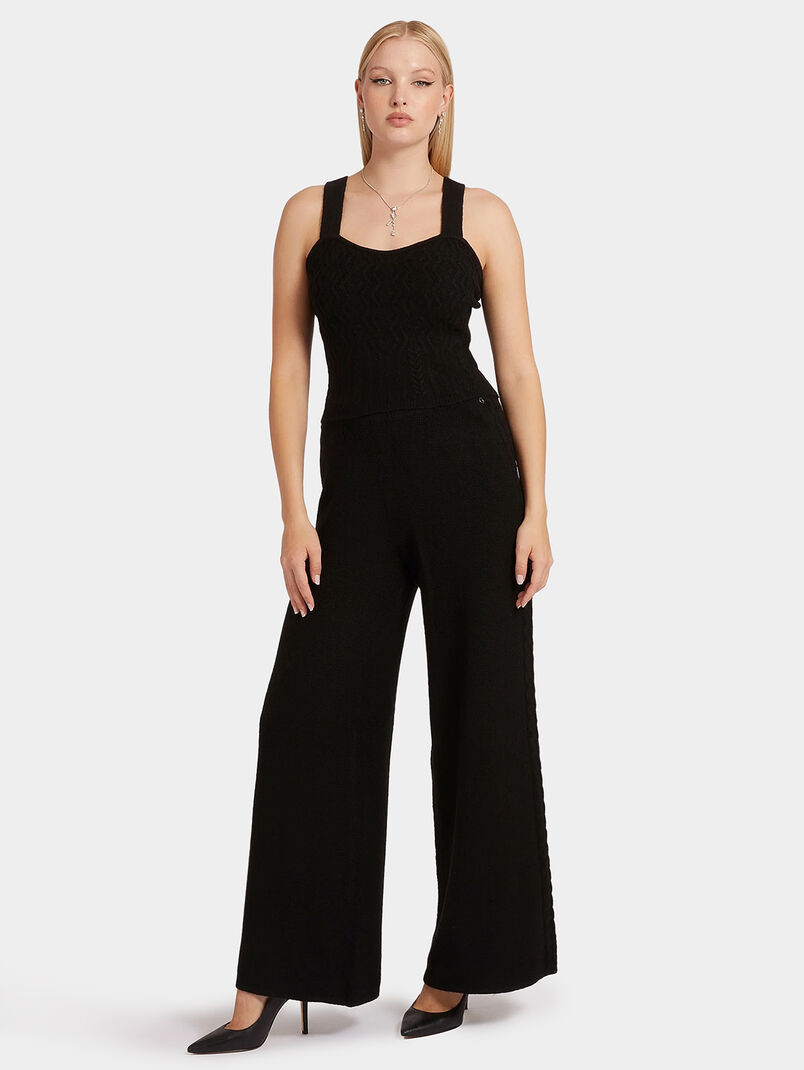 Knitted black top - 3