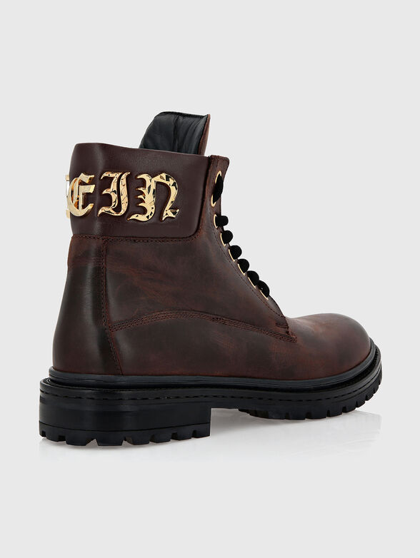 GOTHIC PLEIN leather boots - 3