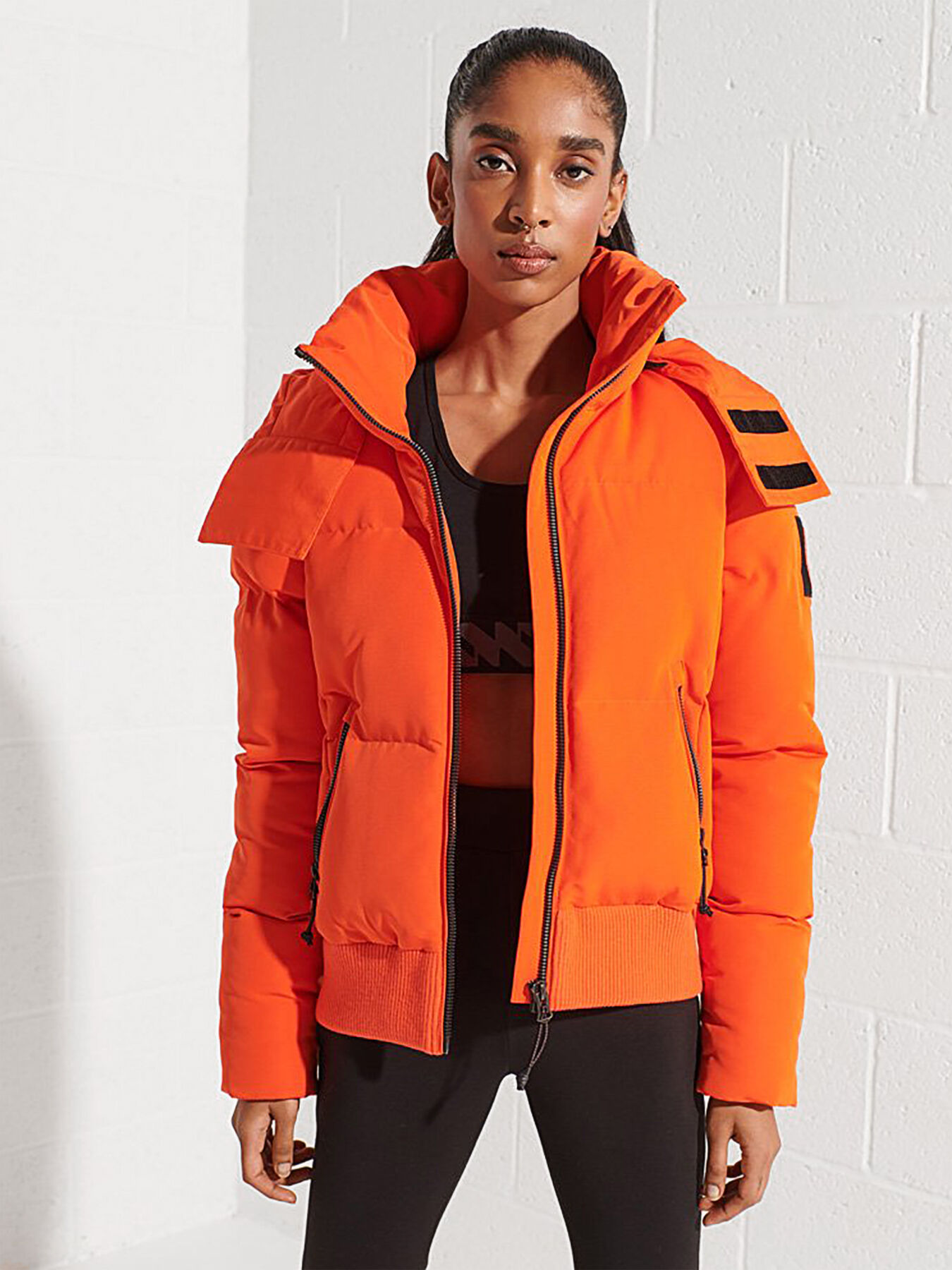 Superdry hooded bomber jacket online