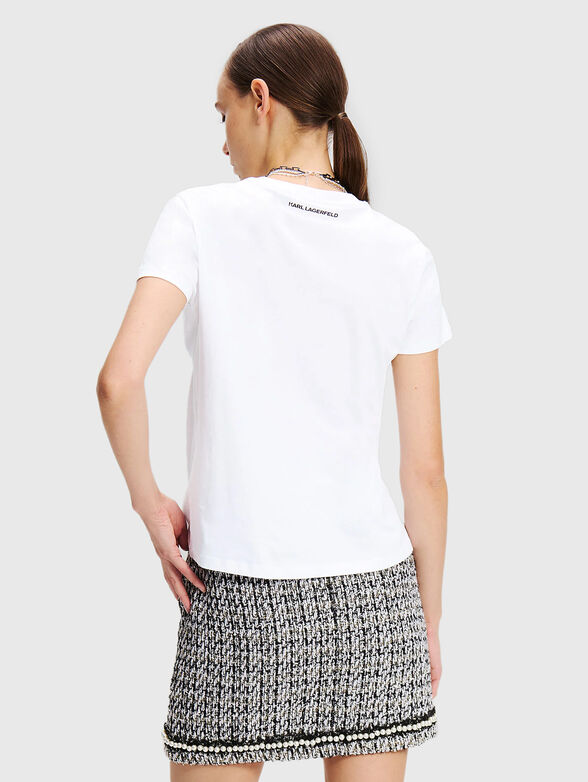 Black T-shirt with logo - 3