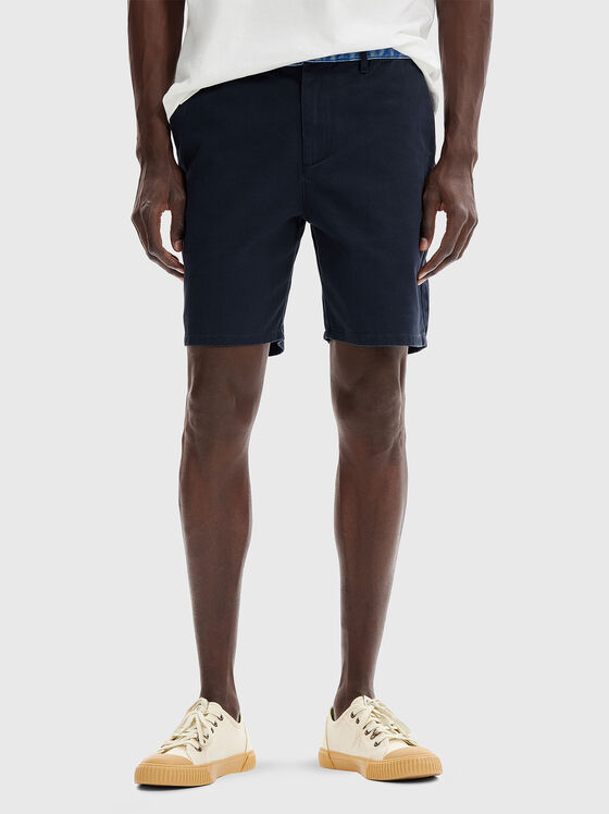 Къси панталони с деним акценти  - 1