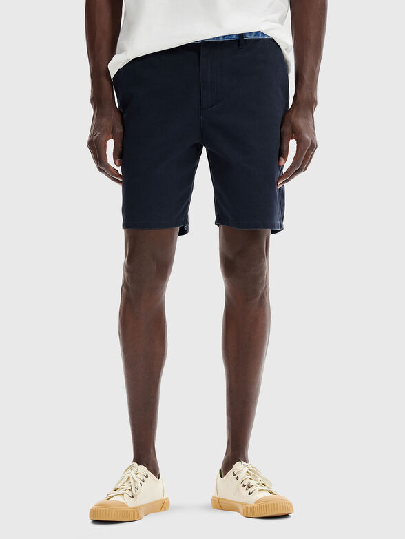 Shorts with denim accents  - 1