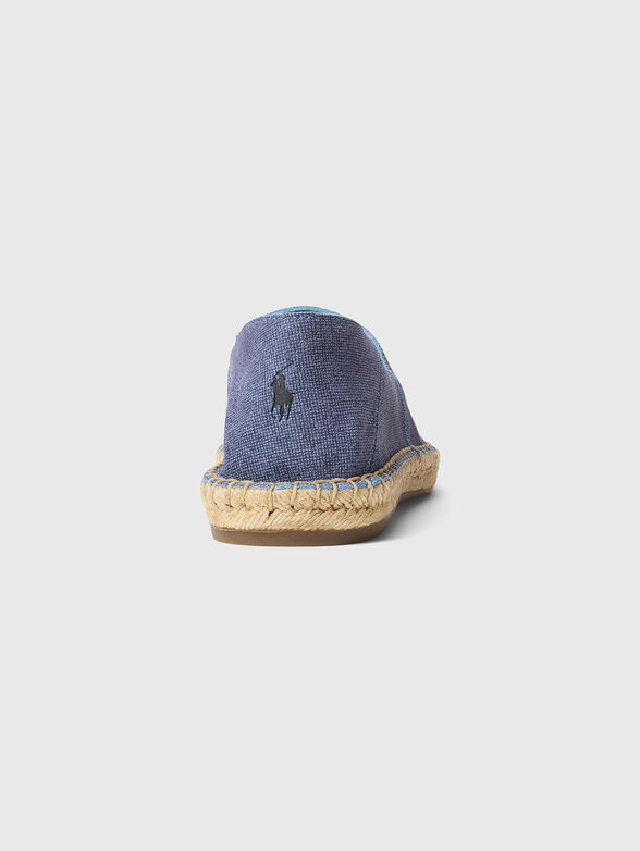 Blue suede espadrilles - 3