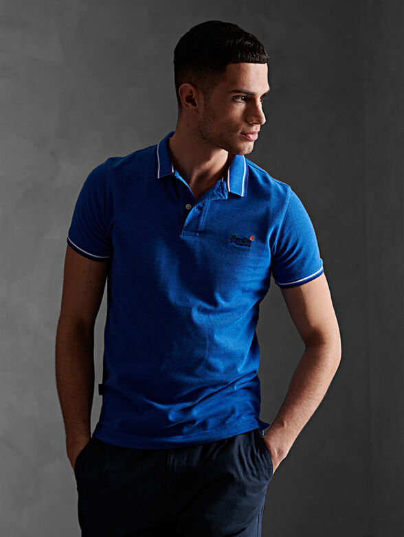 Polo-shirt with contrasting details - 1