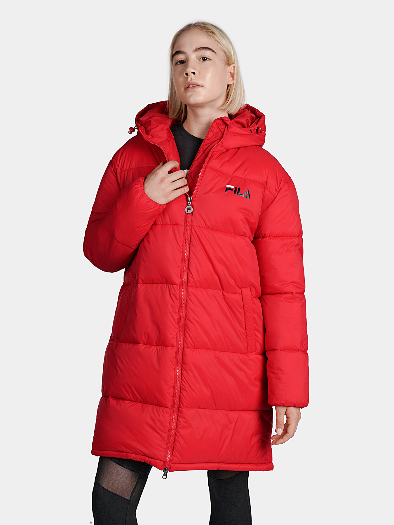 BRONWEN Puffer jacket in beige brand FILA Globalbrandsstore en
