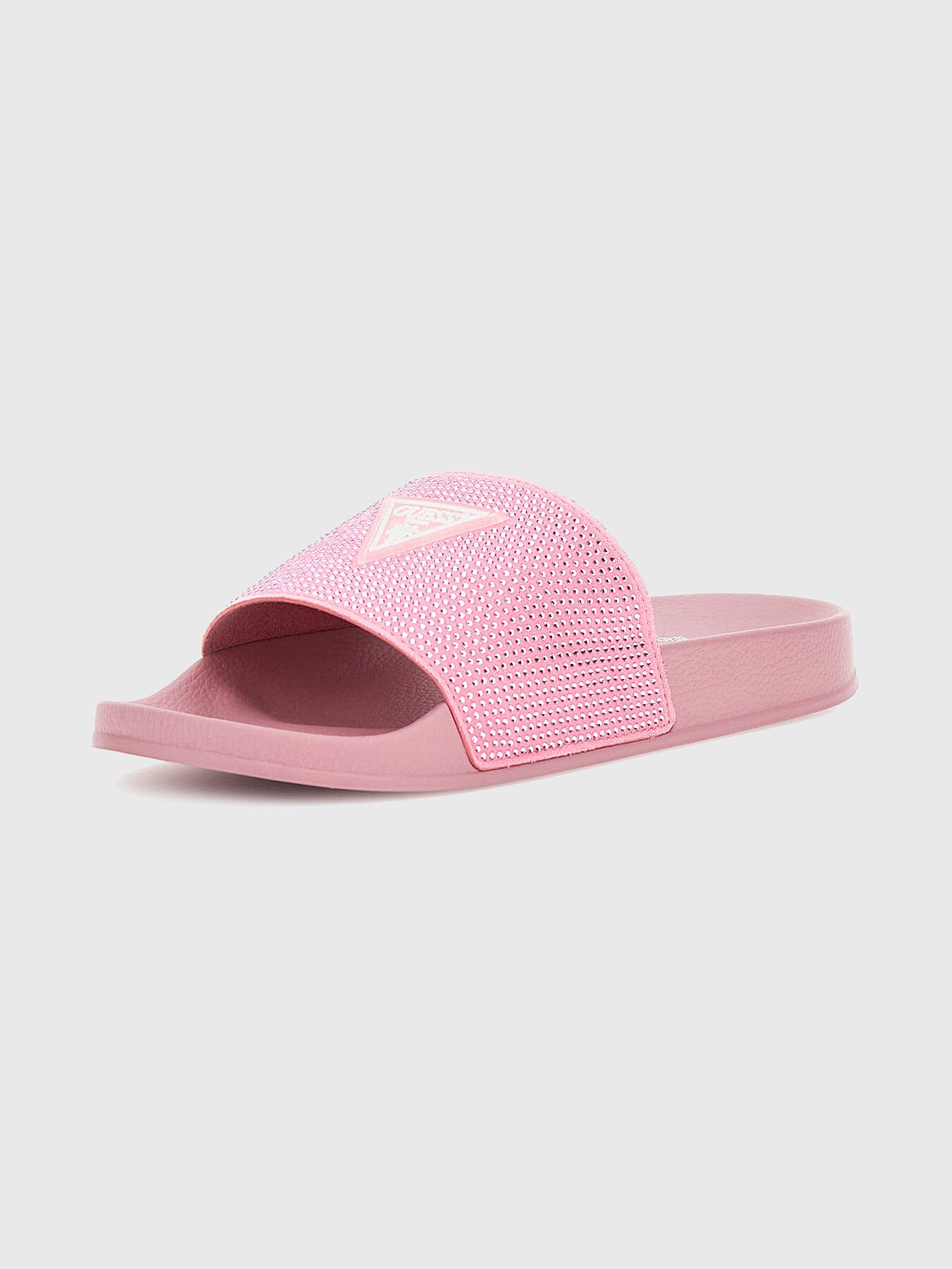 Beach slippers with rhinestones brand GUESS Globalbrandsstore en