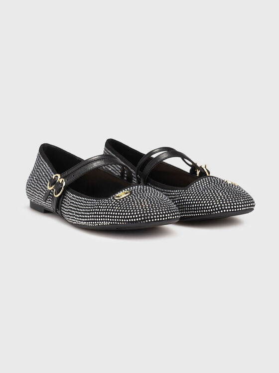 Ballet flats with rhinestones - 2