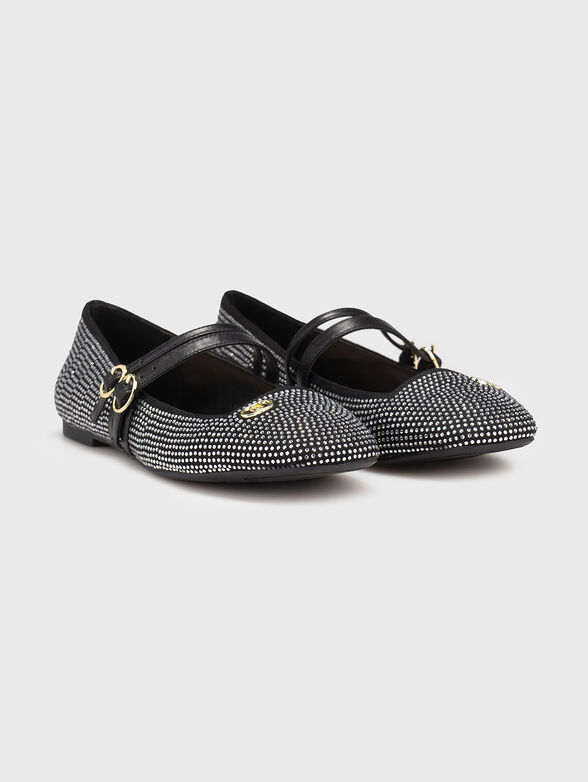 Ballet flats with rhinestones - 2