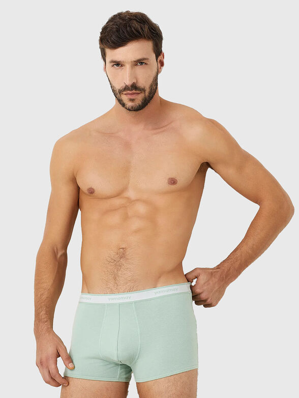 NEW FASHION COLOR cotton boxers with logo embroidery - 4