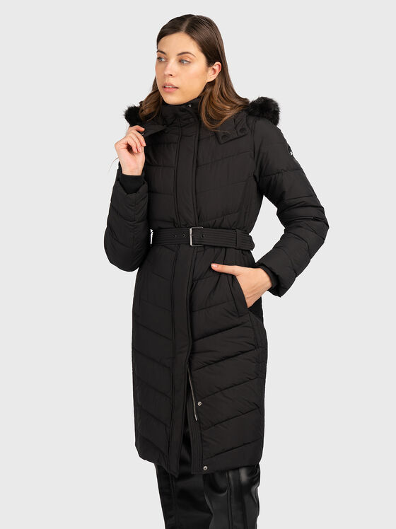 Padded jacket with hood - 1