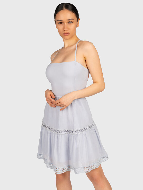 alc moira dress blue Moira Satin Pleated Maxi Dress main image 0
