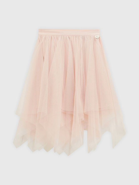 Tulle skirt with logo detail - 1