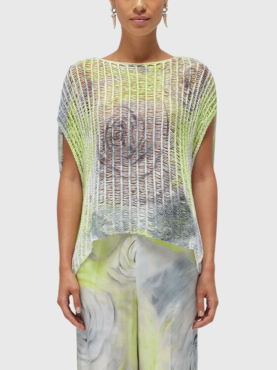 Топ с флорален принт - 1