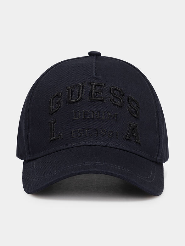 Black baseball cap with logo - 1