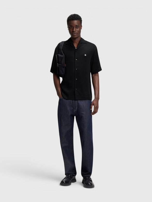 Oversized shirt with logo detail - 2