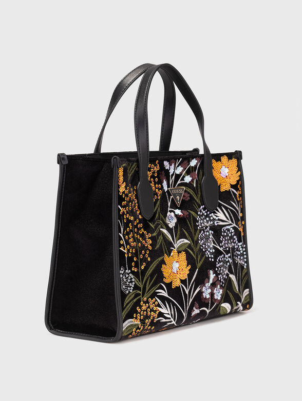 ZALINA 2 tote bag with floral motifs - 4