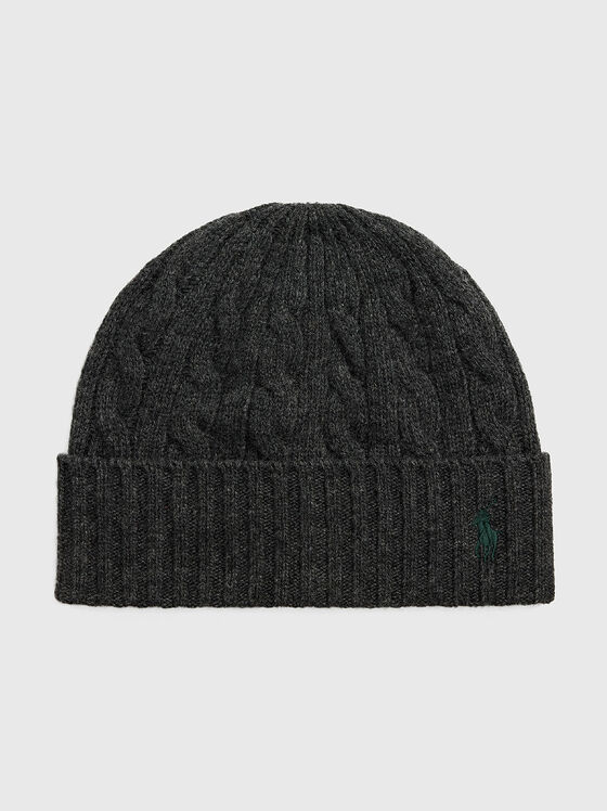 Плетена шапка от вълна - 1