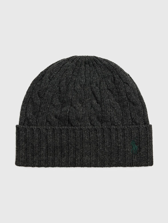 Knitted wool hat - 1