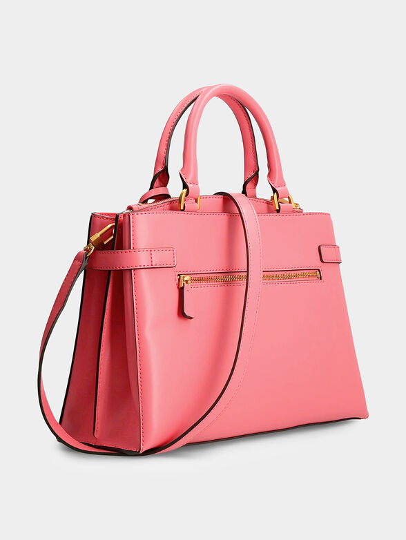 ZADIE satchel bag with logo charm - 2