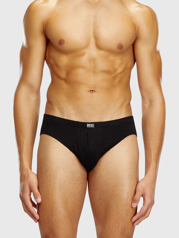 Set of three pairs of briefs in black - 1